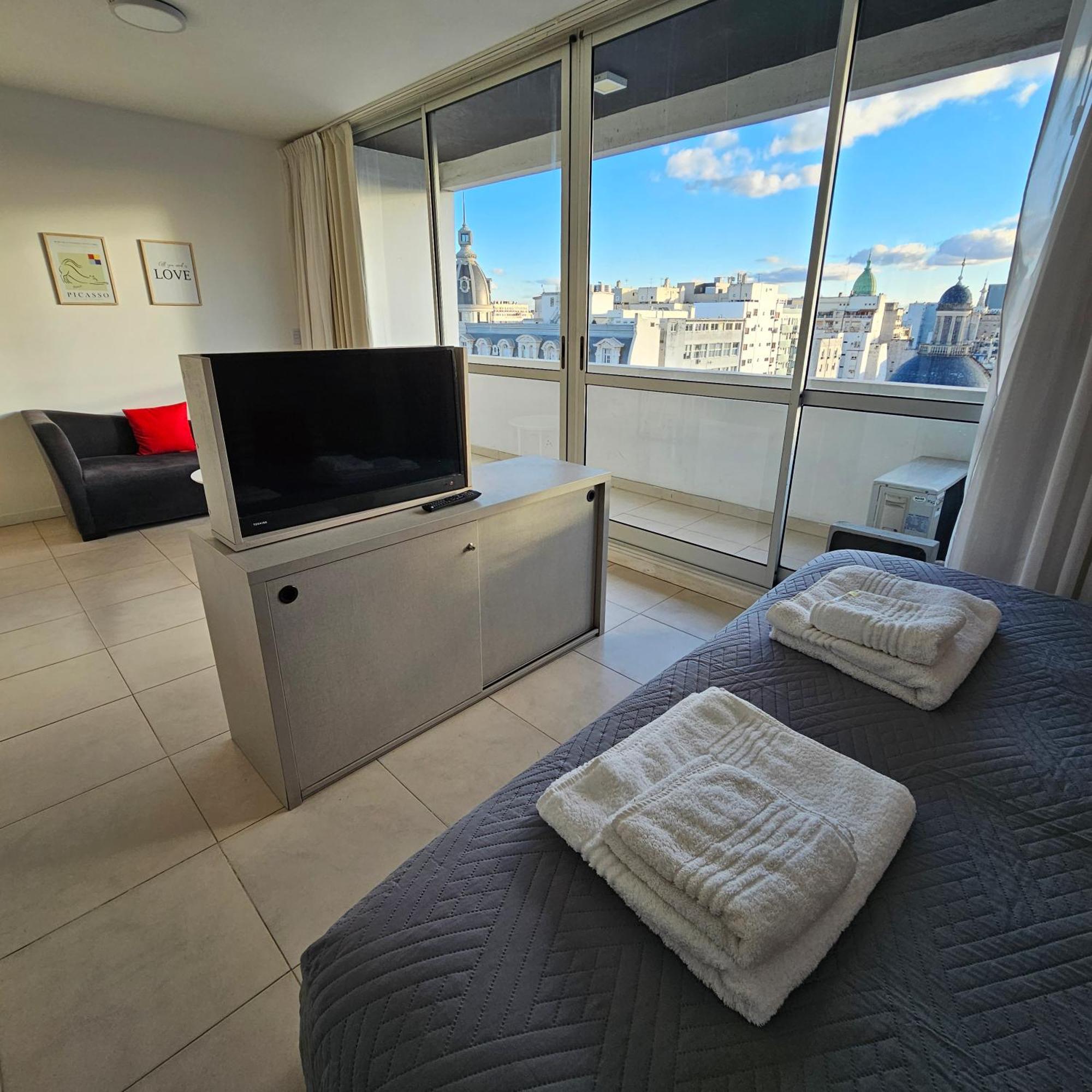 Centrico, Ideal Parejas, Vista Panoramica, Con Piscina Buenos Aires Chambre photo