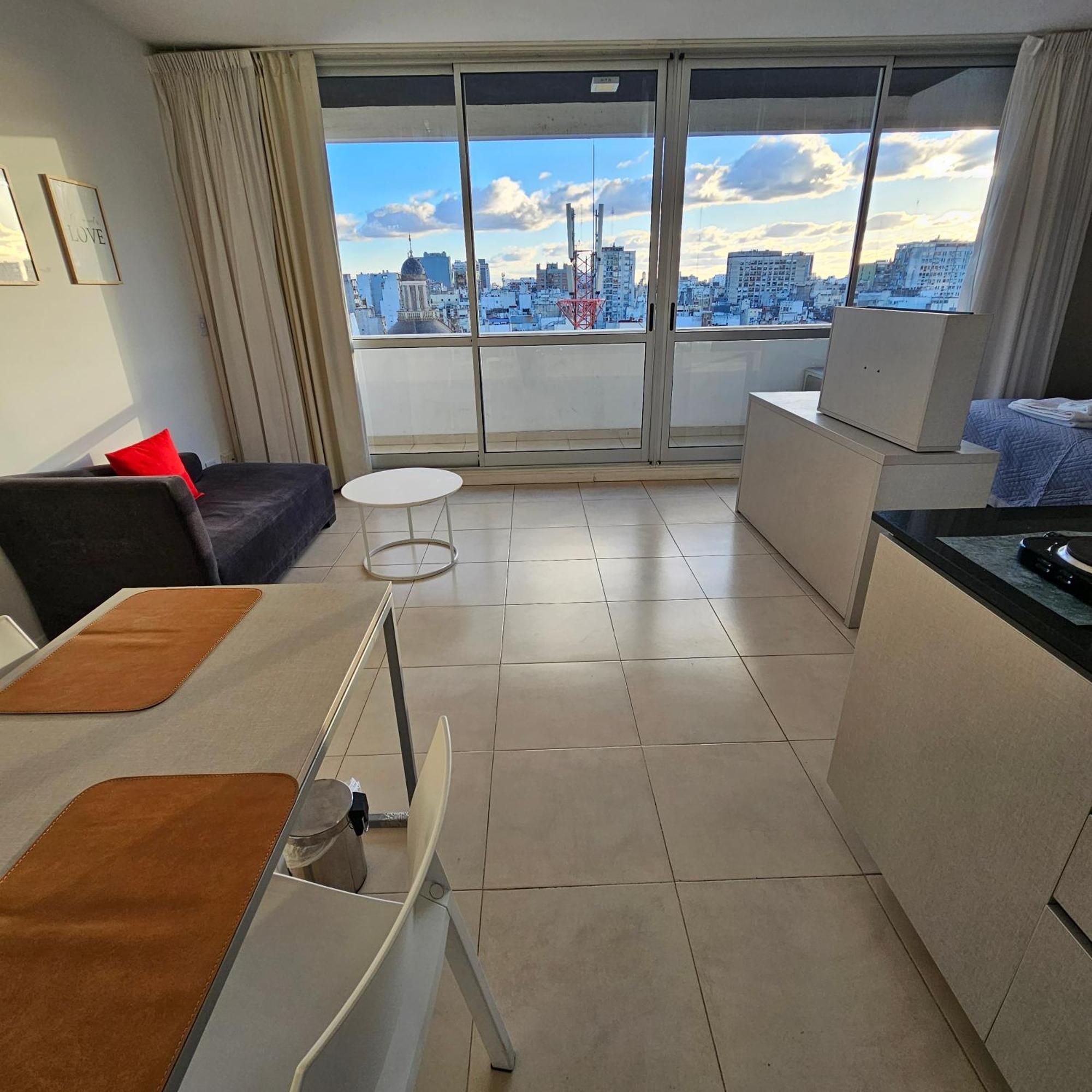 Centrico, Ideal Parejas, Vista Panoramica, Con Piscina Buenos Aires Chambre photo