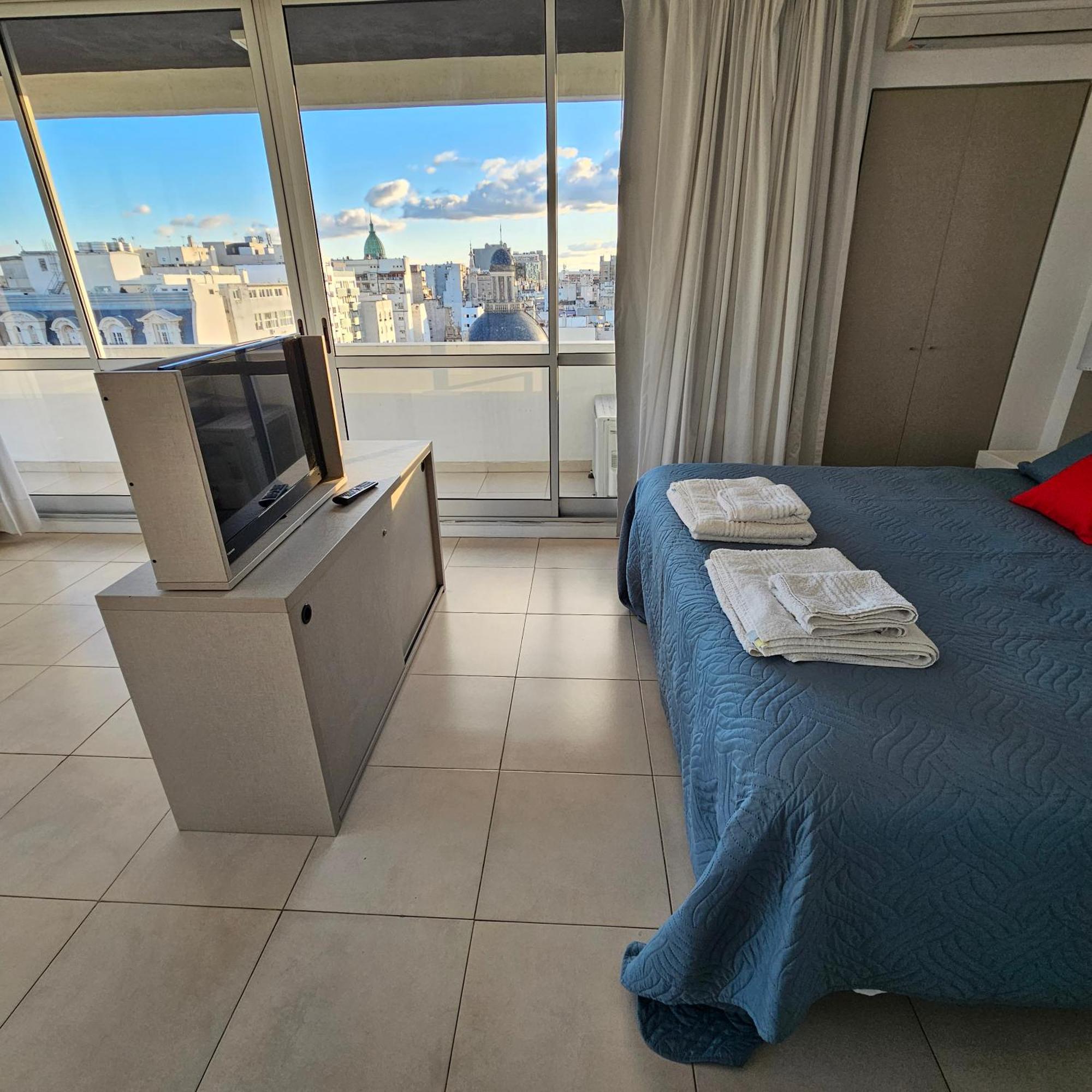 Centrico, Ideal Parejas, Vista Panoramica, Con Piscina Buenos Aires Chambre photo